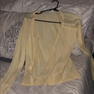 F21 yellow blazer
